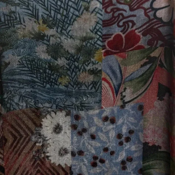 New JOHNNY WAS Grace Tessa Tunic Multicolor Floral Velvet Flowy Top Women's XS - Picture 11 of 11